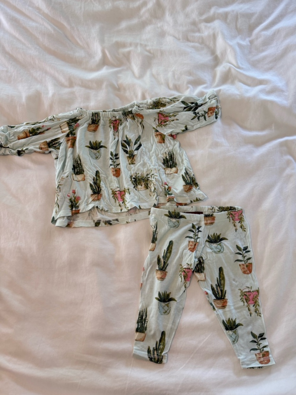 MilkBarn Baby Girl Shirt and Pant Set- Size 3-6 Months